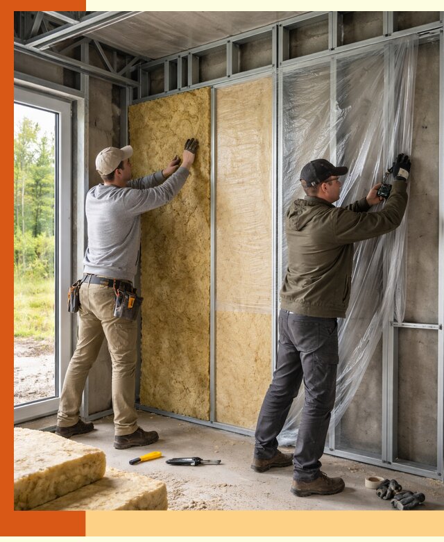 Утепление дома из ЛСТК в Вязьме с гарантией качества и эффективности