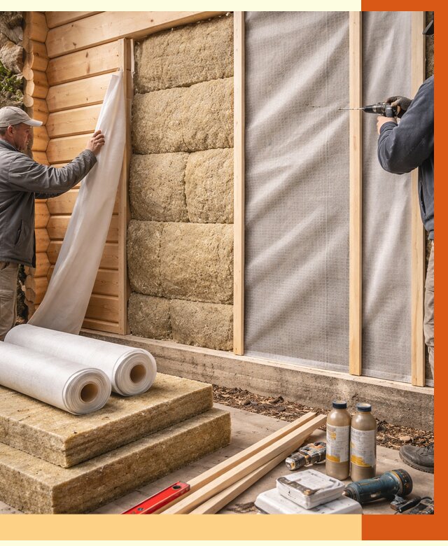 Утепление дома из минибруса в Вязьме от 4627 руб/м2 — заказать профессионально | ТепломастерВзь