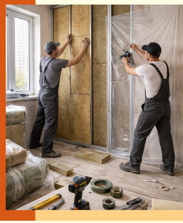 Утепление квартиры изнутри профессионально в Вязьме