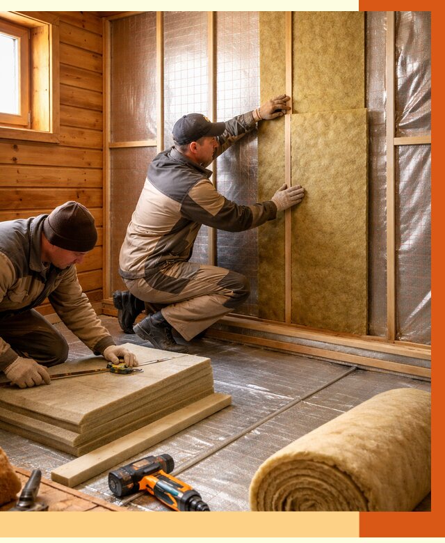 Утепление бани изнутри в Вязьме под ключ от 4318 руб./м² | ТепломастерВзь