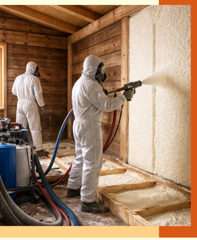 Утепление бани ппу в Вязьме под ключ от 4318 руб./м2 | ТепломастерВзь - напыление и монтаж ппу