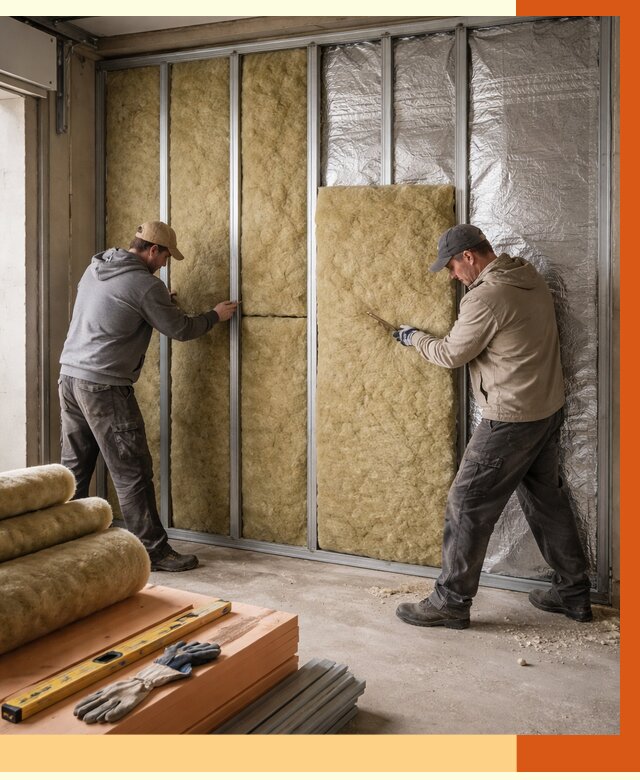 Утепление гаража изнутри в Вязьме от 7712 руб/м2 — работы и цена | ТепломастерВзь