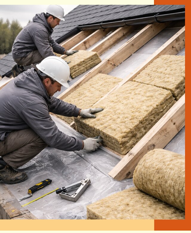 Утепление крыши в Вязьме от 1902 руб./м2 — комплексное утепление кровли | ТепломастерВзь
