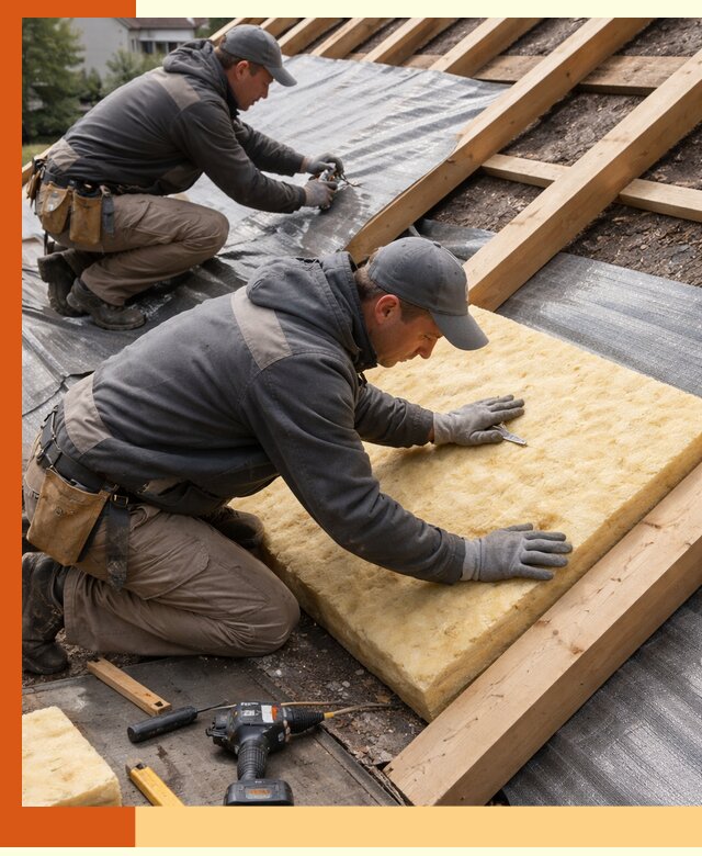 Профессиональное утепление крыши в Вязьме качественно и надежно