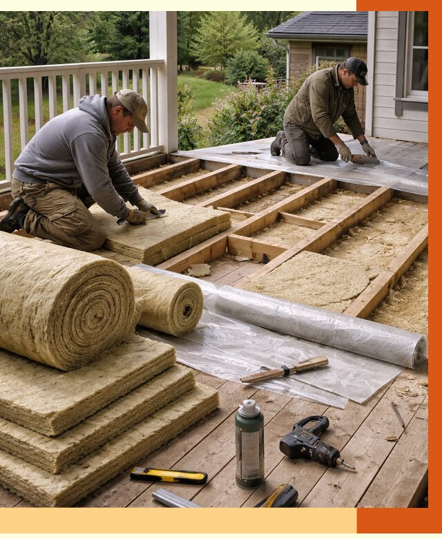 Утепление террасы в Вязьме от 4318 руб./м2 — утеплить террасу под ключ | ТепломастерВзь