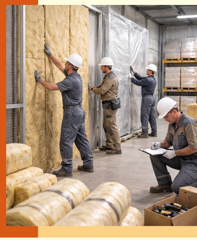 Утепление склада готовой продукции в Вязьме качественно и быстро