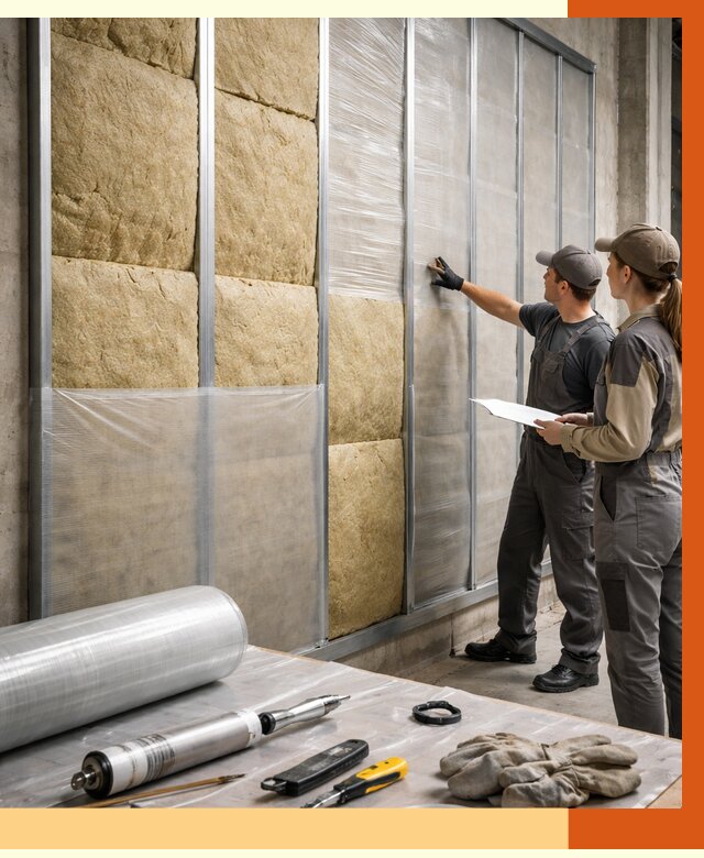 Утепление склада химсырья в Вязьме от 4627 руб. под ключ | ТепломастерВзь