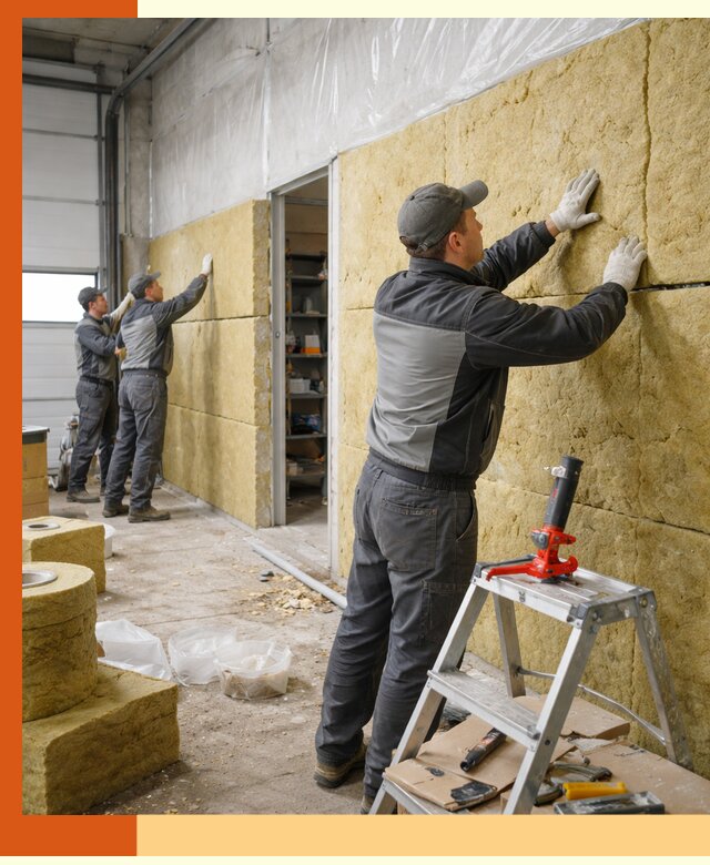 Утепление автосервиса и мастерских в Вязьме качественно и надёжно