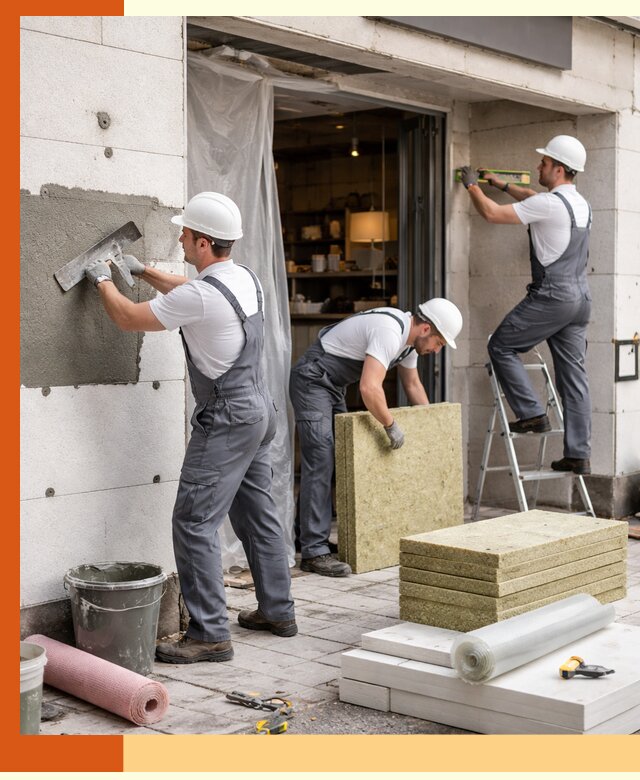 Утепление кафе в Вязьме: профессиональная теплоизоляция и монтаж