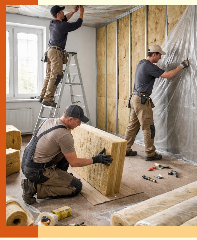 Утепление офисных помещений под ключ в Вязьме