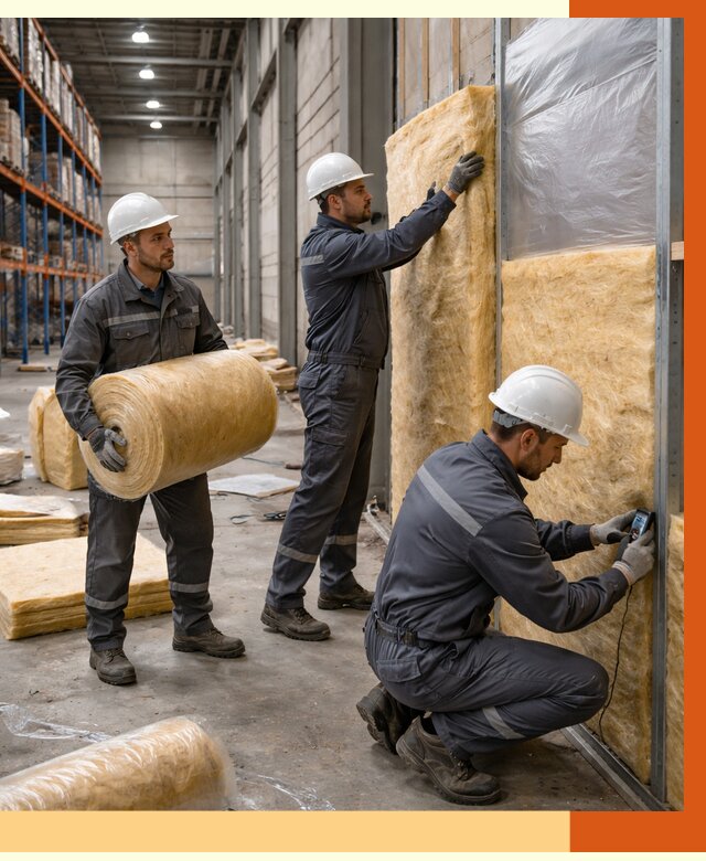 Утепление логистического центра в Вязьме от 4627 руб/м² под ключ | ТепломастерВзь