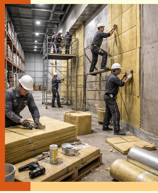 Утепление логистического центра в Вязьме качественно и экономично