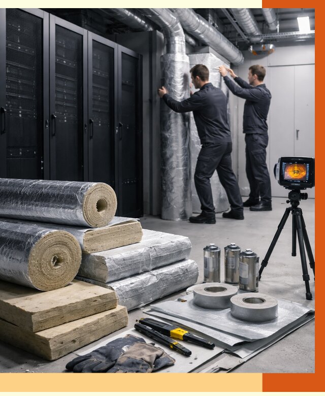 Утепление серверной в Вязьме от 8740 руб./м² — комплексно под ключ | ТепломастерВзь