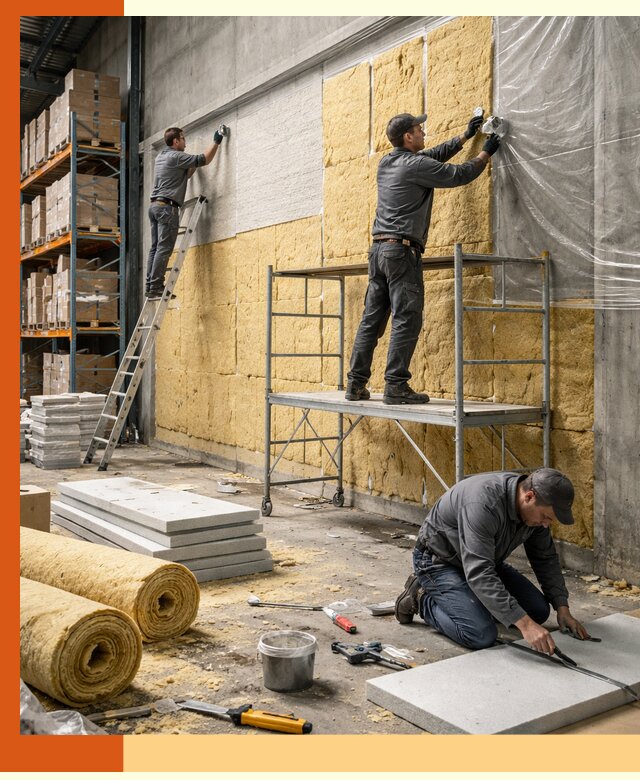 Утепление холодного склада под ключ в Вязьме