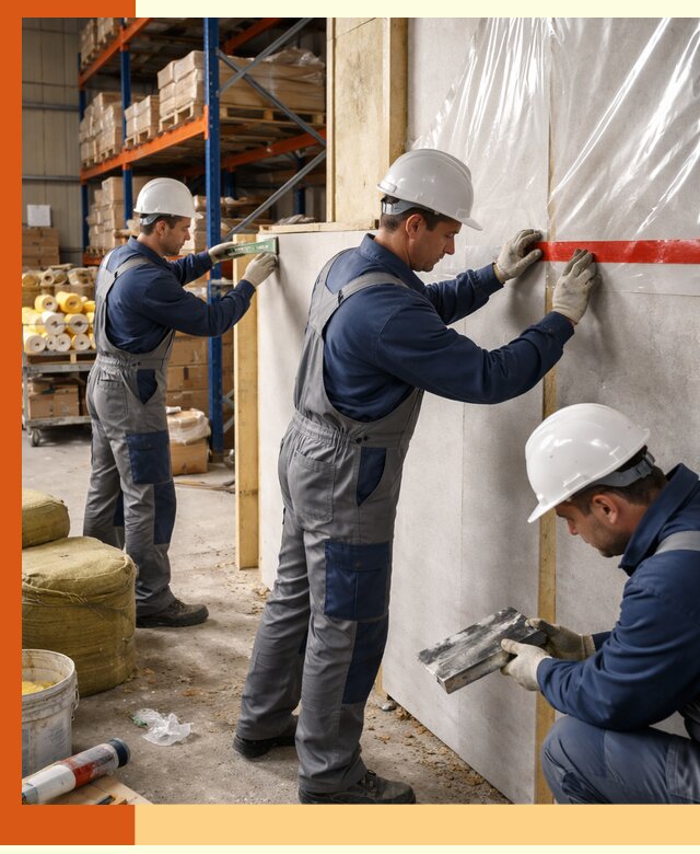 Утепление теплого склада под ключ в Вязьме