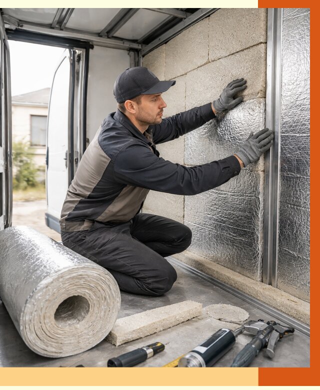 Утепление фургона рефрижератора в Вязьме от 12853 руб./м² под ключ | ТепломастерВзь