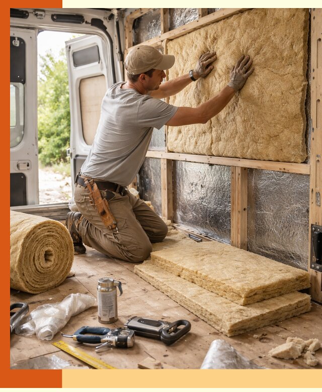 Утепление кемпера под ключ в Вязьме с гарантией качества