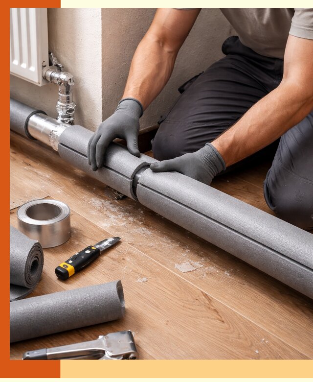 Утепление труб отопления в Вязьме: теплоизоляция и защита сети