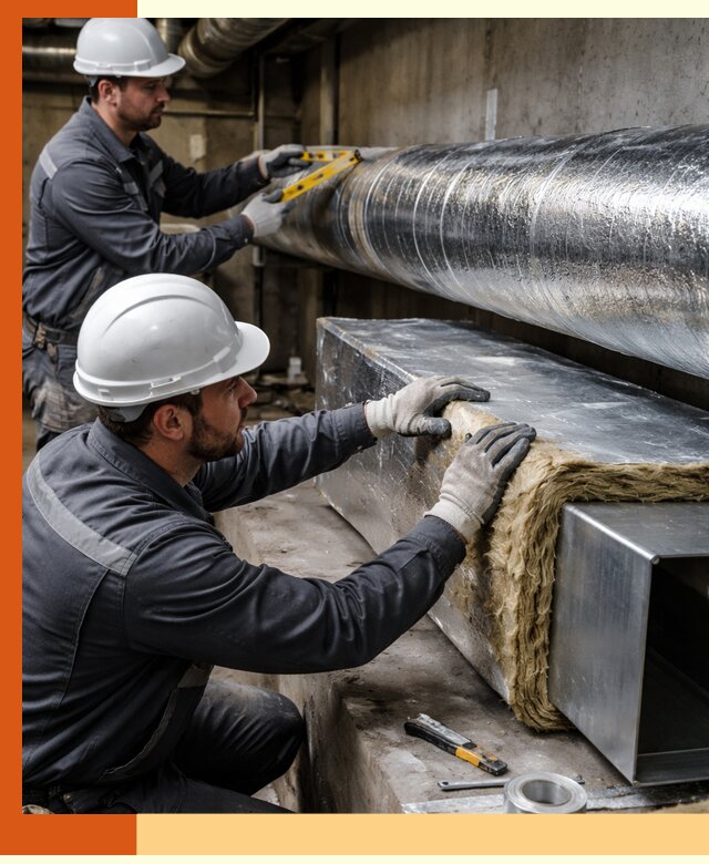 Профессиональное утепление воздуховодов и теплоизоляция в Вязьме