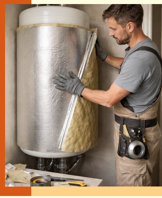 Утепление бойлера в Вязьме для снижения теплопотерь и экономии энергии