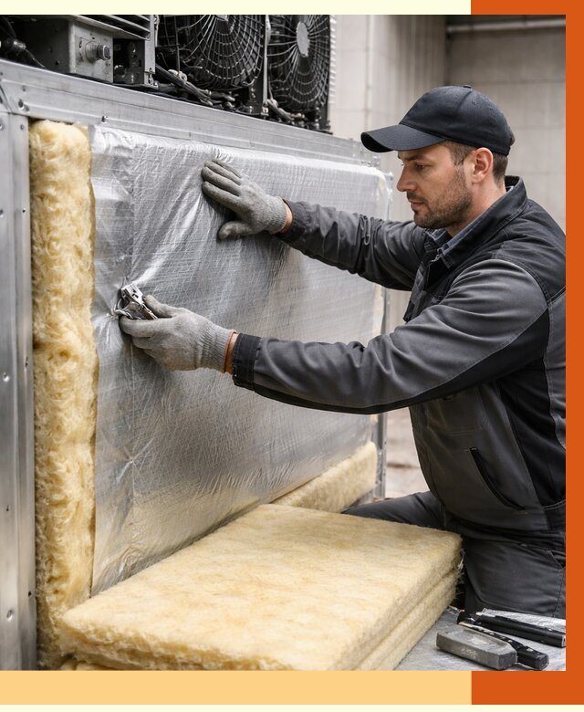 Утепление холодильного агрегата в Вязьме от 8740 руб. под ключ | ТепломастерВзь