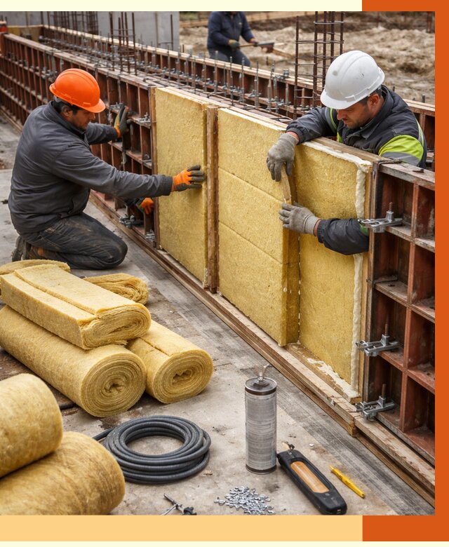 Теплоизоляция опалубки в Вязьме от 7403 руб. за м2 — услуги и монтаж | ТепломастерВзь