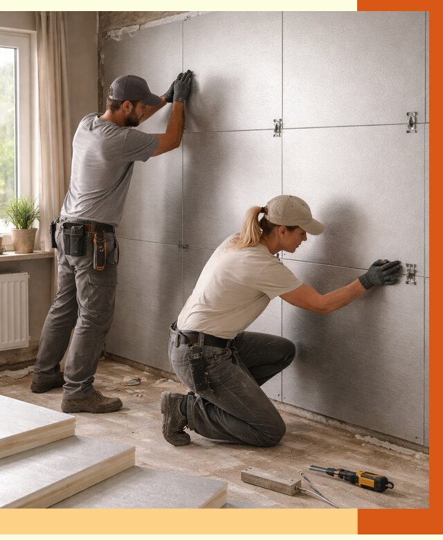 Утепление PIR панелями в Вязьме от 4318 руб. под ключ | ТепломастерВзь