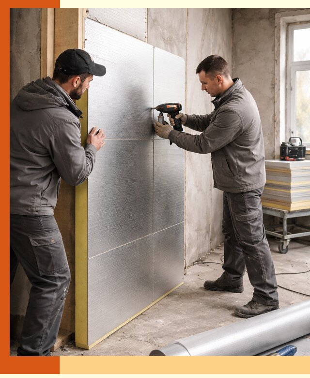 Утепление PIR панелями домов и зданий в Вязьме