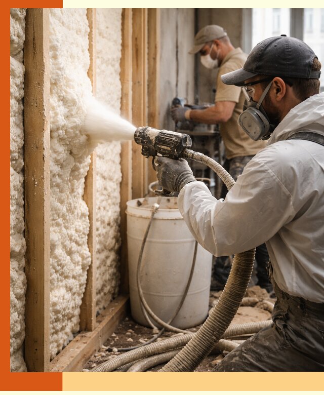 Утепление пеноизолом жилых и коммерческих объектов в Вязьме