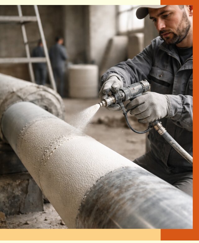 Утепление труб жидкой теплоизоляцией в Вязьме от 7712 руб. под ключ | ТепломастерВзь