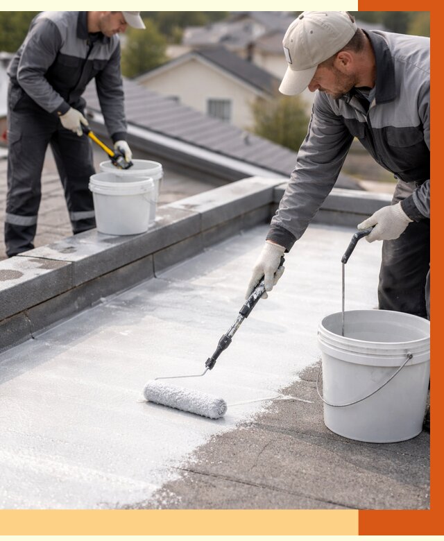 Утепление кровли жидкой теплоизоляцией в Вязьме от 2211 руб./м2 | ТепломастерВзь