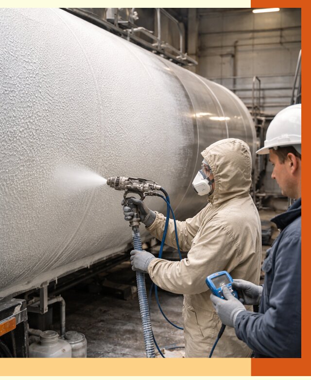 Утепление автоцистерны жидкой теплоизоляцией в Вязьме от 14909 руб. под ключ | ТепломастерВзь