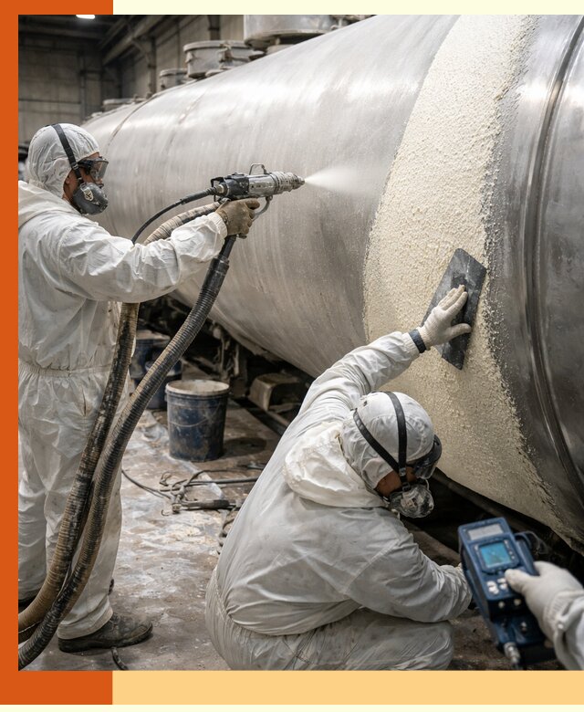 Утепление автоцистерн жидкой теплоизоляцией в Вязьме