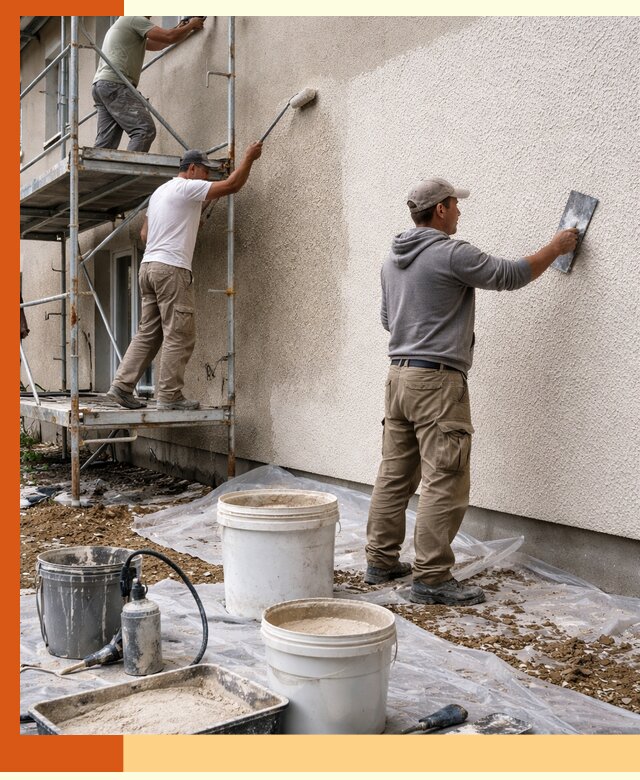 Утепление фасада жидкой пробкой в Вязьме