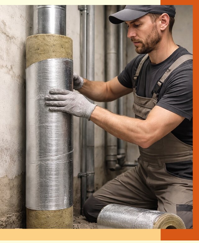 Шумоизоляция труб в Вязьме от 1234 руб. — шумоподавление и звукоизоляция труб | ТепломастерВзь