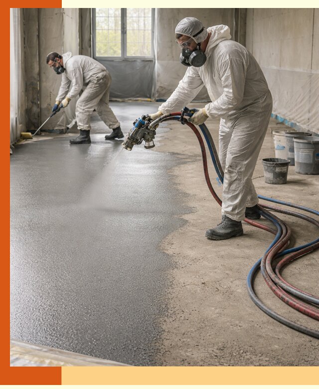 Гидроизоляция полимочевиной полов и конструкций в Вязьме