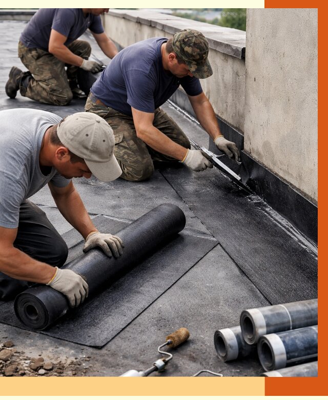 Гидроизоляция кровли в Вязьме от 4627 руб. — профессиональная гидроизоляция крыши | ТепломастерВзь