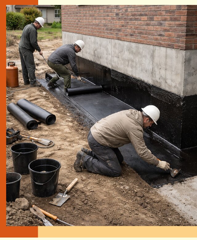 Гидроизоляция фундамента в Вязьме: надежная защита строений