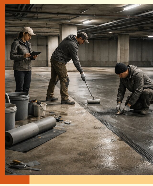 Гидроизоляция паркинга в Вязьме: качественная защита зданий