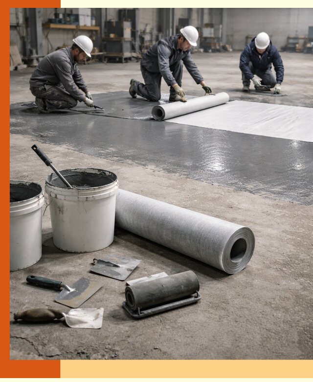 Гидроизоляция промышленного пола в Вязьме — защита и долговечность
