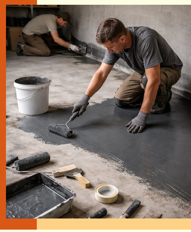 Гидроизоляция гаражного пола в Вязьме — надежная защита от влаги