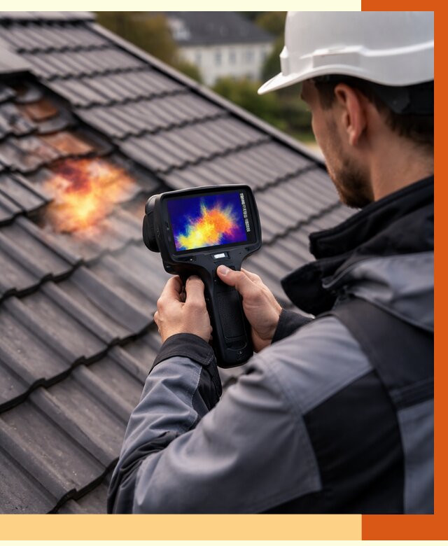 Тепловизионное обследование кровли в Вязьме от 4627 руб. — ТепломастерВзь под ключ