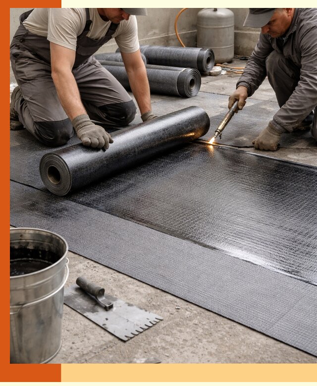 Монтаж гидроизоляционной мембраны в Вязьме для зданий и конструкций